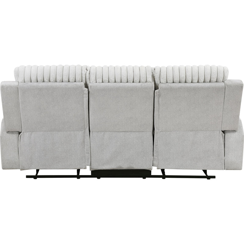  Homelegance Benton Reclining Fabric Sofa 9728LGY-3 IMAGE 4