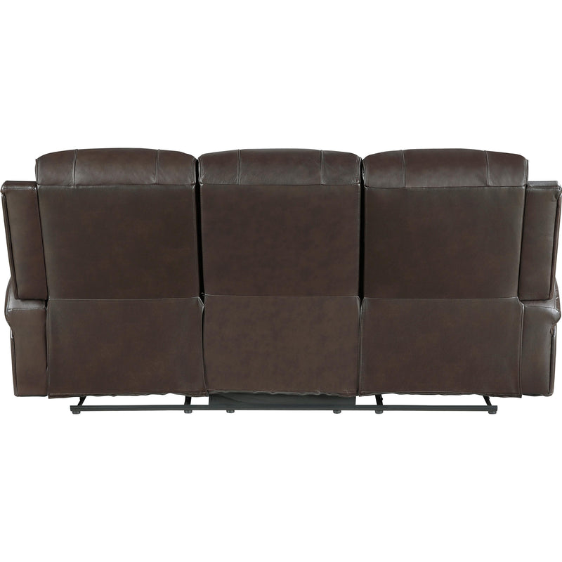  Homelegance Austin Reclining Leather Match Sofa 9735BRW-3 IMAGE 4