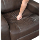  Homelegance Austin Reclining Leather Match Sofa 9735BRW-3 IMAGE 6