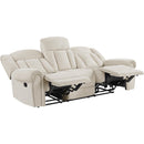  Homelegance Reclining Fabric Sofa 9901BE-3 IMAGE 3