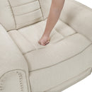  Homelegance Reclining Fabric Loveseat with Console 9901BE-2 IMAGE 7