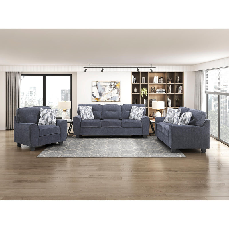 Homelegance Bennett Stationary Fabric Sofa 8416BU-3 IMAGE 7