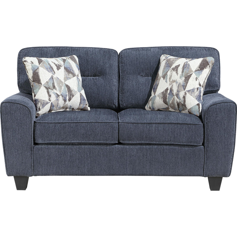  Homelegance Bennett Stationary Fabric Loveseat 8416BU-2 IMAGE 2