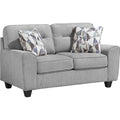  Homelegance Bennett Stationary Fabric Loveseat 8416GY-2 IMAGE 1