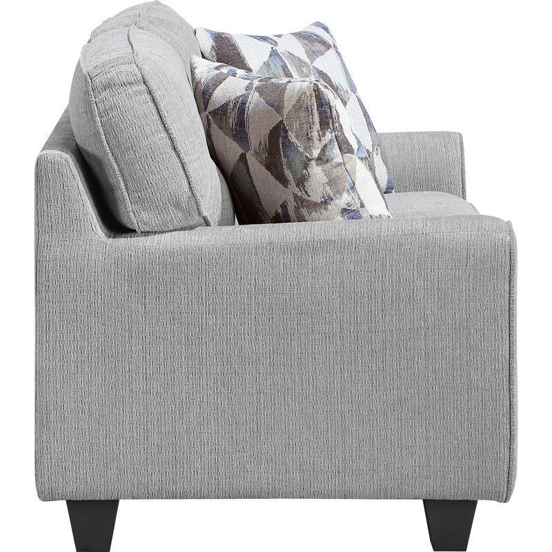  Homelegance Bennett Stationary Fabric Loveseat 8416GY-2 IMAGE 3