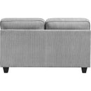  Homelegance Bennett Stationary Fabric Loveseat 8416GY-2 IMAGE 4