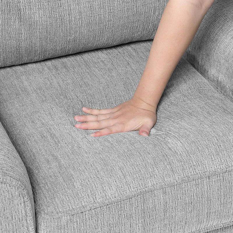  Homelegance Bennett Stationary Fabric Loveseat 8416GY-2 IMAGE 5