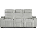  Homelegance Ronan Reclining Fabric Sofa 8455GRY-3 IMAGE 2