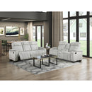  Homelegance Ronan Reclining Fabric Loveseat with Console 8455GRY-2 IMAGE 13