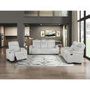  Homelegance Ronan Reclining Fabric Loveseat with Console 8455GRY-2 IMAGE 15