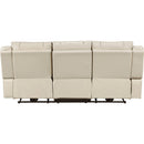  Homelegance Huron Power Reclining Polyurethane Sofa 8457BEG-3PW IMAGE 6