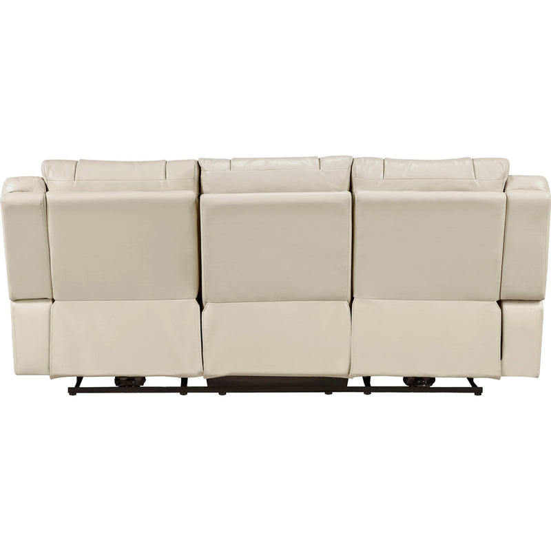  Homelegance Huron Power Reclining Polyurethane Sofa 8457BEG-3PW IMAGE 6