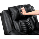  Homelegance Huron Reclining Polyurethane Sofa 8457BLK-3PW IMAGE 9