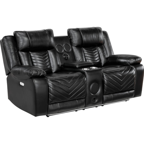  Homelegance Loveseats Power Recline 8457BLK-2PW IMAGE 1
