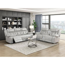  Homelegance Huron Reclining Polyurethane Sofa 8457GRY-3PW IMAGE 10