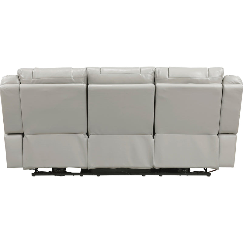  Homelegance Huron Reclining Polyurethane Sofa 8457GRY-3PW IMAGE 5