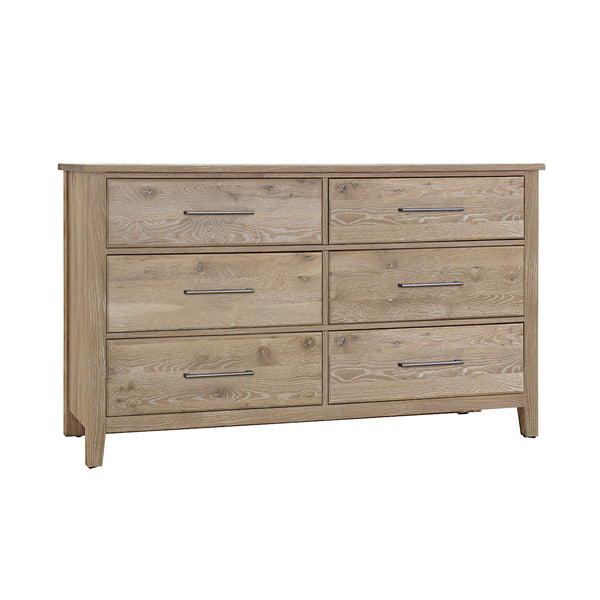  Artisan & Post Fulling Mill 145-003 6 Drawer Dresser - Bleached White IMAGE 1