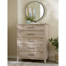  Artisan & Post Fulling Mill 145-115 5 Drawer Chest - Bleached White IMAGE 3