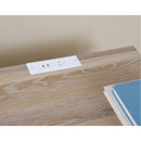  Artisan & Post Fulling Mill 145-227 2 Drawer Nightstand - Bleached White IMAGE 2