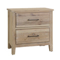  Artisan & Post Fulling Mill 145-228 2 Drawer Nightstand with Charging Station - Bleached White IMAGE 1