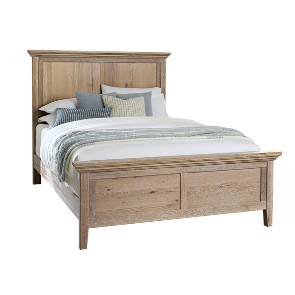  Artisan & Post Fulling Mill 145 Queen Mantel Bed - Bleached White IMAGE 1