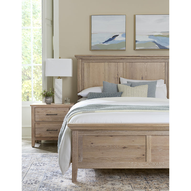  Artisan & Post Fulling Mill 145 King Mantel Bed - Bleached White IMAGE 3
