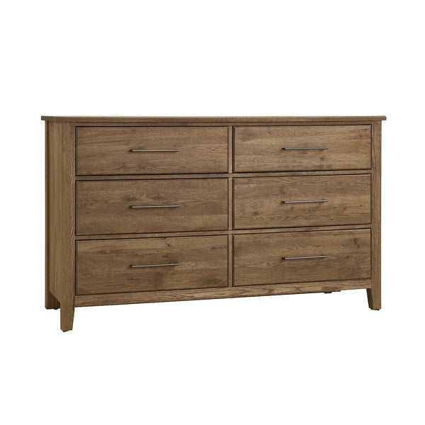 Artisan & Post Fulling Mill 146-003 6 Drawer Dresser - Natural Oak IMAGE 1