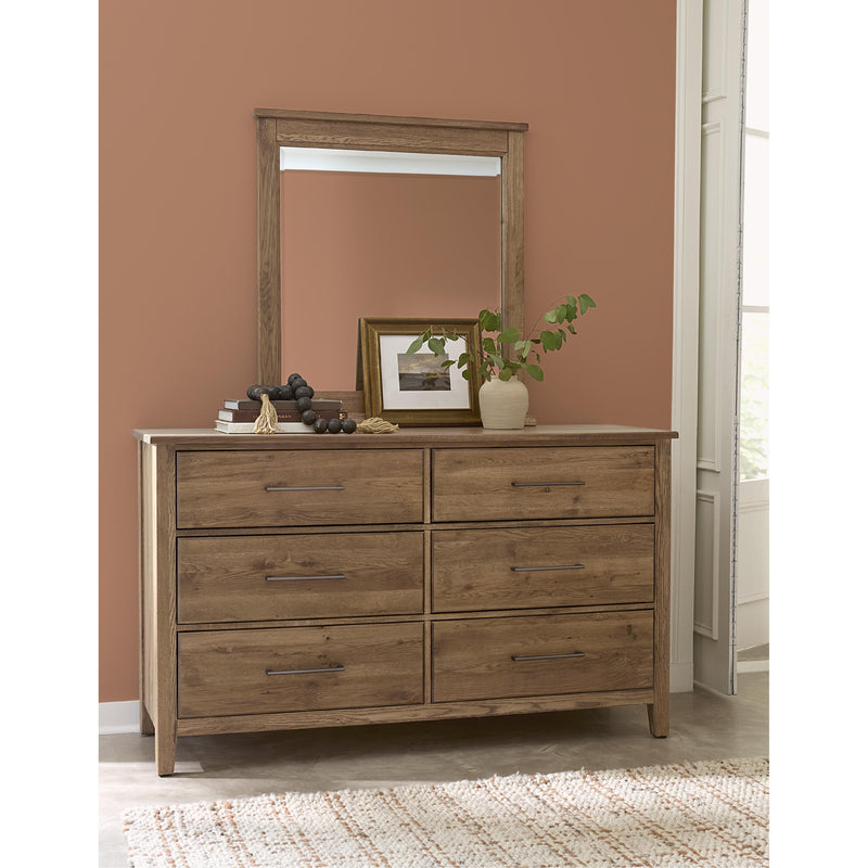  Artisan & Post Fulling Mill 146-003 6 Drawer Dresser - Natural Oak IMAGE 3