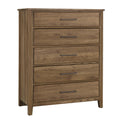  Artisan & Post Fulling Mill 146-115 5 Drawer Chest - Natural Oak IMAGE 1
