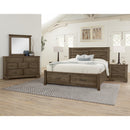  Artisan & Post Cool Rustic 170 King Plank Bed with Footboard Storage - Mink IMAGE 3