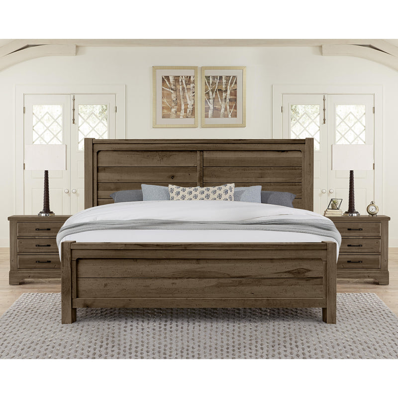  Artisan & Post Cool Rustic 170 King Plank Bed - Mink IMAGE 4