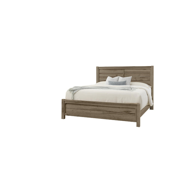  Artisan & Post Cool Rustic 172 King Plank Bed - Stone Grey IMAGE 1