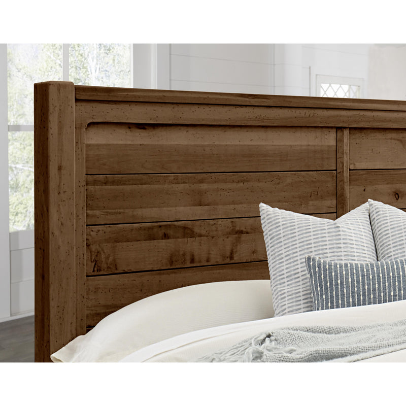 Artisan & Post Cool Rustic 174 Queen Plank Bed with Footboard Storage - Amber IMAGE 3