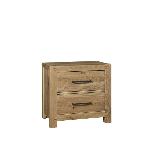  Artisan & Post Joinery 192-227 2 Drawer Night Stand - Natural Oak IMAGE 1
