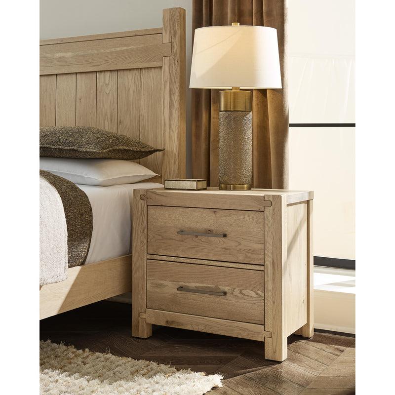  Artisan & Post Joinery 192-227 2 Drawer Night Stand - Natural Oak IMAGE 2