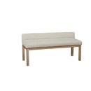  Artisan & Post Joinery 192-080Z Labradoodle Upholstered Bench - Natural Oak IMAGE 1