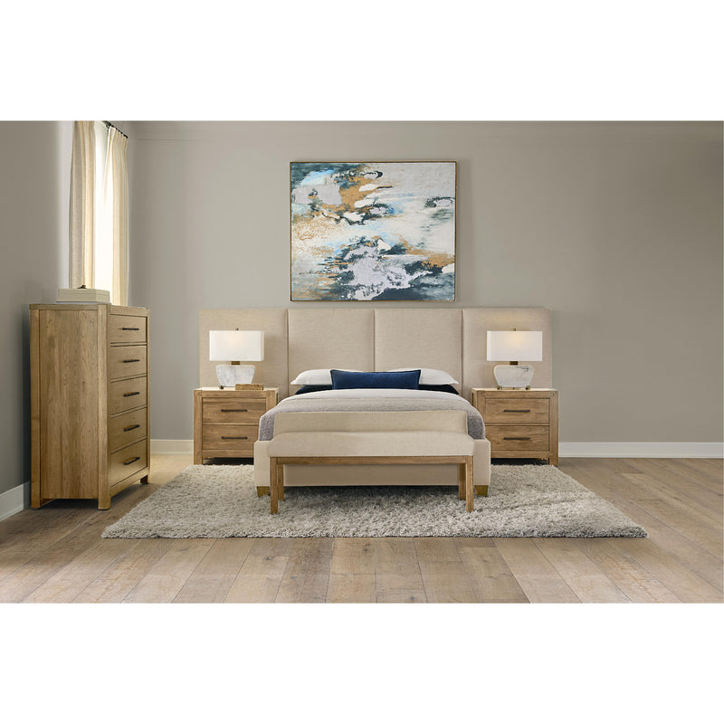  Artisan & Post Joinery 192 Queen Ivory Cream Upholstered Wall Bed - Natural Oak IMAGE 5