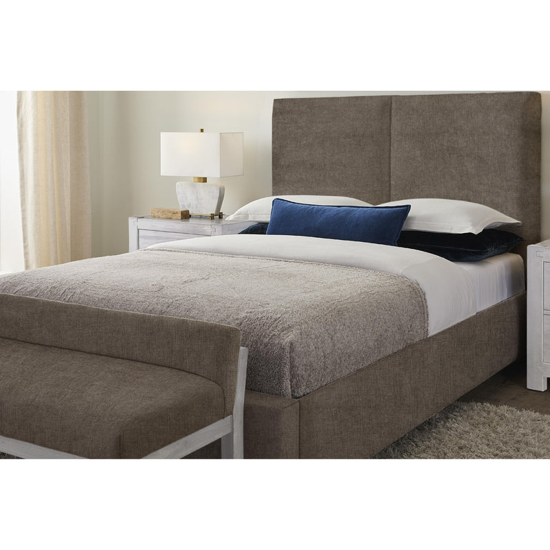  Artisan & Post Joinery 192 King Brindle Grey Upholstered Bed - Natural Oak IMAGE 2