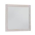  Artisan & Post Joinery 194-446 Landscape Mirror - Washed White Oak IMAGE 1