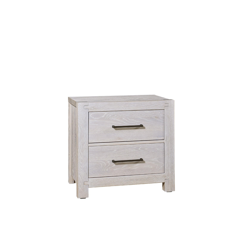  Artisan & Post Joinery 194-227 2 Drawer Night Stand - Washed White Oak IMAGE 1