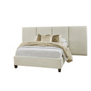  Artisan & Post Joinery 194 Queen Labradoodle Upholstered Wall Bed - Washed White Oak IMAGE 1