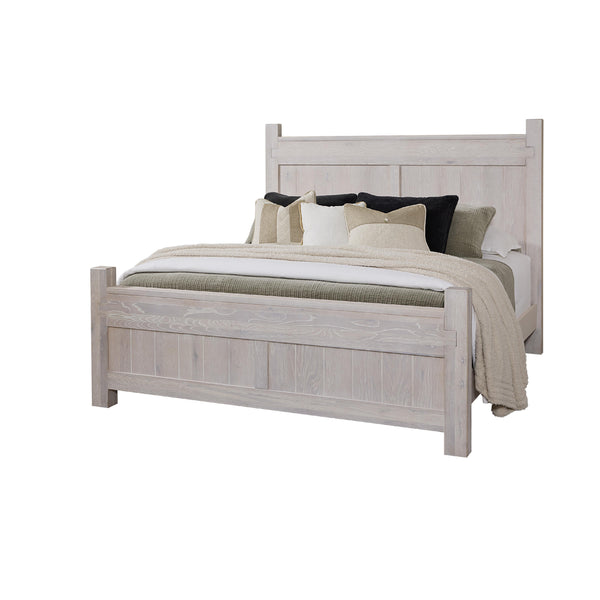  Artisan & Post Joinery 194 Queen Poster Bed - Washed White Oak IMAGE 1