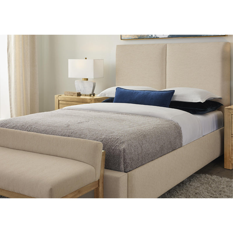  Artisan & Post Joinery 194 King Ivory Cream Upholstered Bed - Washed White Oak IMAGE 2