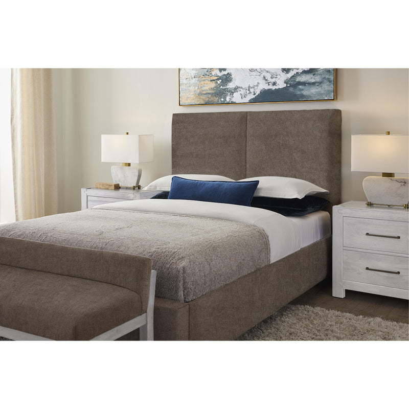  Artisan & Post Joinery 194 King Brindle Grey Upholstered Bed - Washed White Oak IMAGE 2