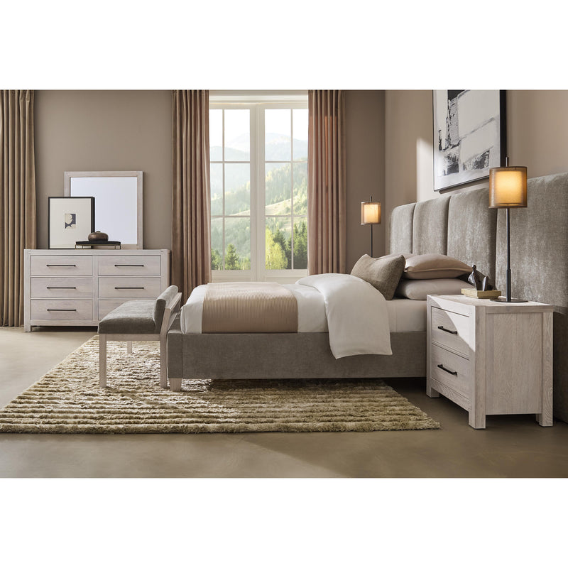  Artisan & Post Joinery 194 King Brindle Grey Upholstered Wall Bed - Washed White Oak IMAGE 3