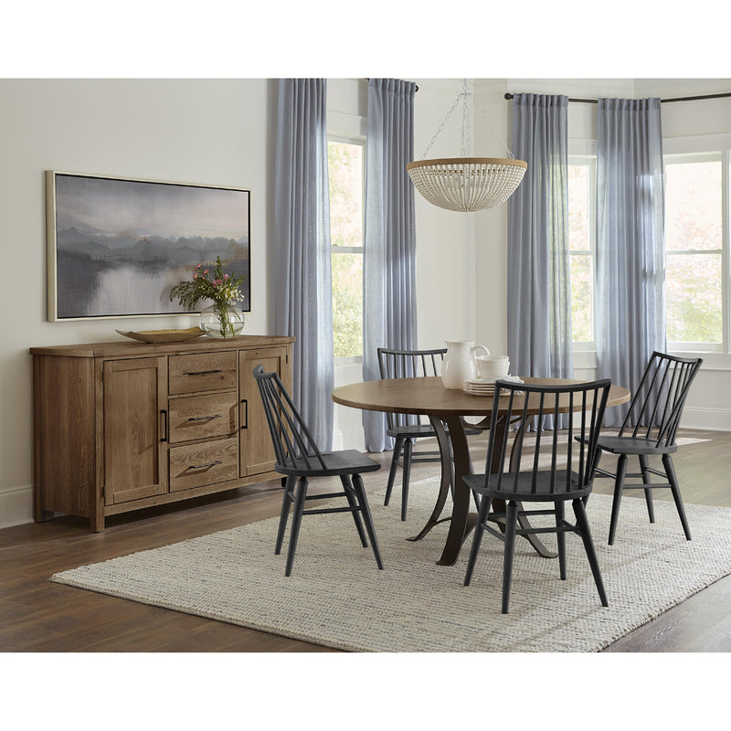  Artisan & Post Dovetail 752 48" Round Table and Base - Natural IMAGE 2