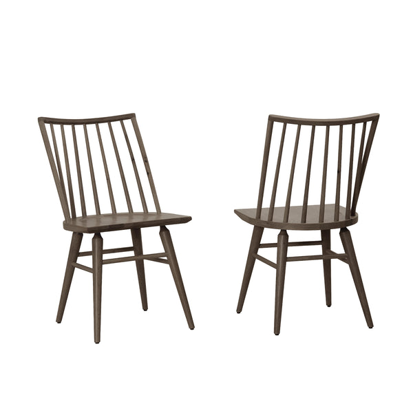  Artisan & Post Dovetail 753-040 Spindle Side Chair - Aged Grey IMAGE 1