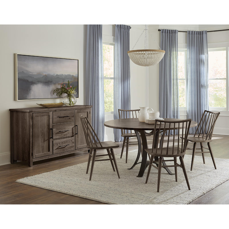  Artisan & Post Dovetail 753-040 Spindle Side Chair - Aged Grey IMAGE 4