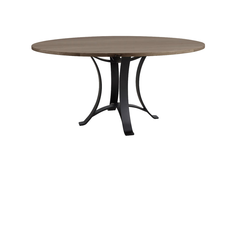  Artisan & Post Dovetail 753 48" Round Table and Base - Aged Grey IMAGE 1