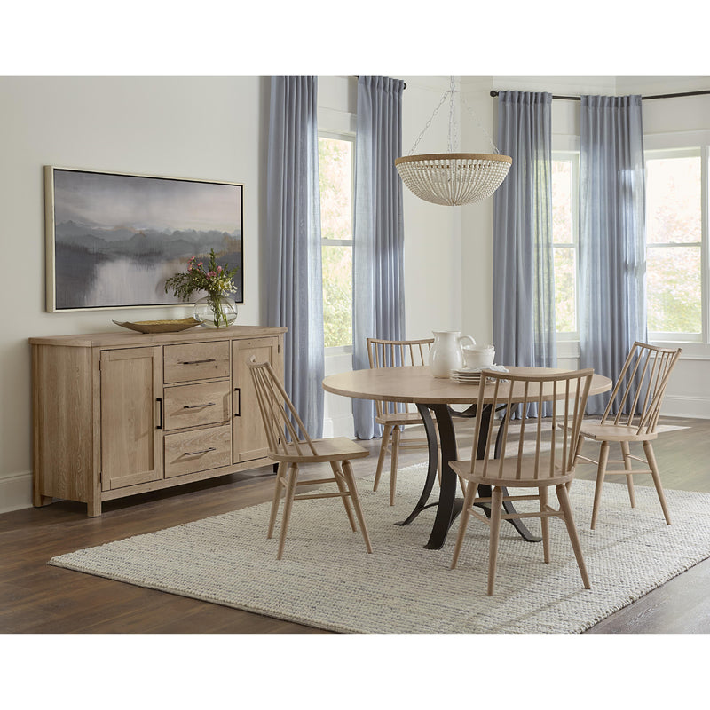  Artisan & Post Dovetail 755 48" Round Table and Base - Bleached White IMAGE 5